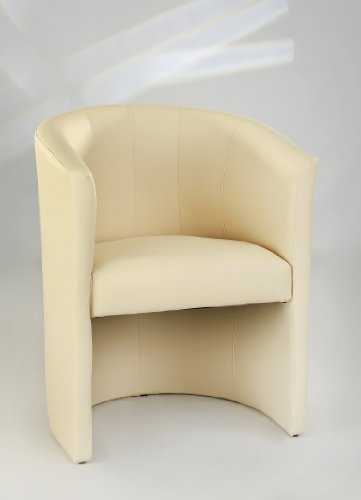 Design Cocktailsessel Sessel Clubsessel Loungesessel Club Möbel Bürosessel Praxismöbel creme