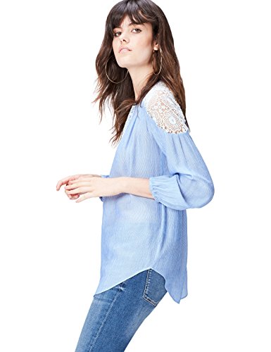 FIND Damen Bluse mit Stickerei