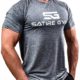 Fitness T-Shirt Herren - Funktionelle Sport Bekleidung - Geeignet Für Workout, Training - Slim Fit - Satire Gym