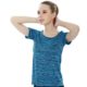 Fletion Damen Sommer Lose Schnell Trocknend Kurzarm T-Shirt Casual Bluse Tops Für Sport Fitness Yoga
