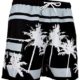 GUGGEN MOUNTAIN Herren Badeshorts Beachshorts Boardshorts Badehose Palmen Beach *High Quality Print*