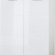 Germania 3524-84 Schuhschrank mit Hochglanz-Fronten GW-Adana in Weiß, 90 x 120 x 36 cm (BxHxT)