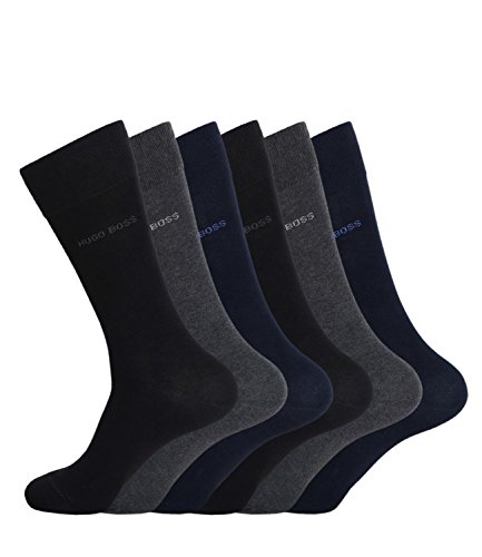 HUGO BOSS Herren Socken Strümpfe Business Allround RS SP 50274157 6 Paar
