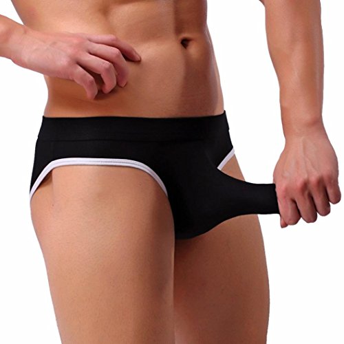 Herren Boxershorts,Beikoard Männer Badehosen Sexy Unterwäsche Strings Slips Boxer Briefs Herren Boxer Slip Shorts Ausbuchtung Pouch Unterhosen