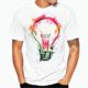 Herren T-Shirt Internet Plus Size Print Tees Shirt Kurzarm Baumwoll T-Shirt Bluse