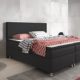 Inter 19009 Boxspringbett, Stoff, anthrazit, 200 x 180 x 60 cm