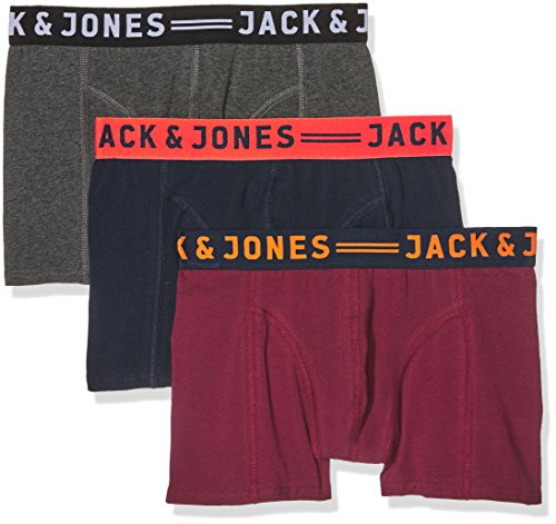 JACK & JONES Herren Boxershorts, 3er Pack