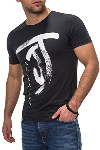 JACK & JONES Herren T-Shirt Kurzarmshirt Top Print Shirt Casual Basic O-Neck