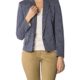 JOOP! Damen Blazer Baumwollmix Jackett Gemustert, Größe: 36, Farbe: Blau