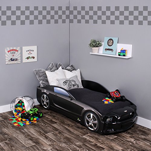 KAGU Autobett Kinderbett Jungendbett Juniorbett im Design eines echten Autos auch mit LED-Beleuchtung erhältlich. Praktisches und bequemes Bett für Ihr Kind.