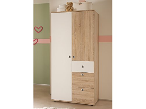 Kinder-Kleiderschrank Drehtürenschrank Schrank Babyzimmer "Floris I"