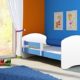 Kinderbett Jugendbett mit einer Schublade und Matratze Weiß ACMA II