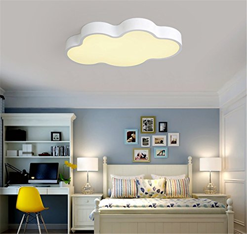 Kinderlampe Deckenleuchte Wolke Lampe Weiß Dimmbar Mit Fernbedienung Led Kinderzimmer Das Kinder Schlafzimmer Babylampe Deckenlampe Kinderzimmerlampe Schlafzimmerlampe Baby Zimmer Decke Leuchte 50CM