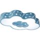 Kinderzimmerlampe 60CM Blaues Wolke Dimmbar Mit Fernbedienung Babylampe Wolken Lampe Led Baby Licht Kinderlampe Cloud Deckenlampe Deckenleuchte Wolke Kinderzimmer Kinder Schlafzimmerlampe Schlafzimmer (60CM Blau Wolke Dimmbar Mit Fernbedienung)