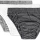 Klassisch geschnittene Herren Slips Mens Underwear, 3er Pack