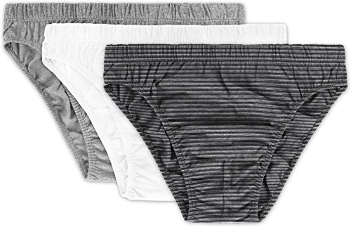Klassisch geschnittene Herren Slips Mens Underwear, 3er Pack