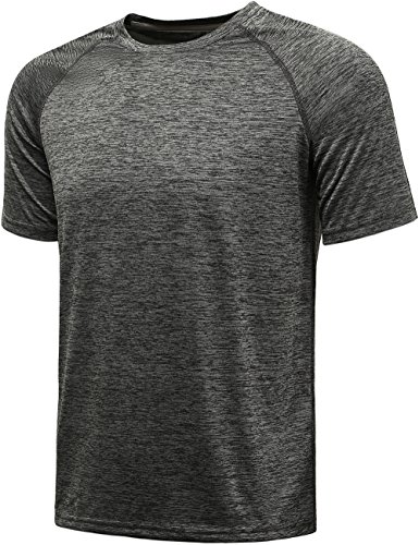 KomPrexx Herren Sport T Shirt Fitness Funktion Training Running Tennis Sportshirt Männer Funktionsshirt Kurzarm