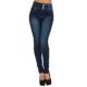 LAEMILIA Damen Jeans mit hoher Taille Stretch Dünn Skinny Hose