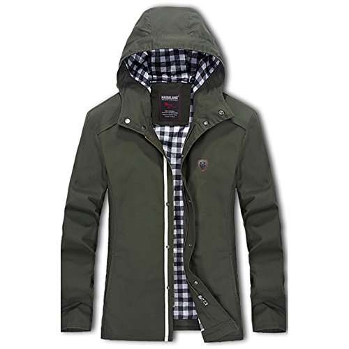 Lemumu Herren Übergrößen / Ausgehen/Casual/Täglich Einfache/Active CoatSolid Hemdkragen Langarm Herbst/Winter k 271