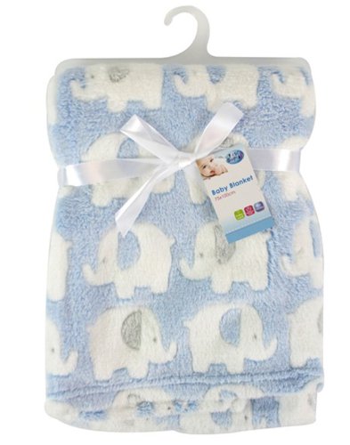 Luxus Soft Baby Fleece Decke, 75 x 100 cm für Babys "First Steps"