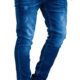 MERISH 5-Pocket Denim Jeans Herren Slim Fit Used Design Modell J9156