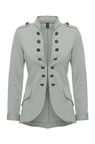 Madonna Damen Blazer Damenjacke Admiral Jacke Military Blogger S - XXL XXXL