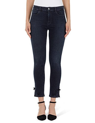 Marc Cain Collections Damen Skinny Jeans HC 82.52 D18, Mehrfarbig (Midnight Blue 395), 34 (Herstellergröße: N1/34)