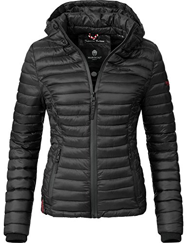 Marikoo Damen Übergangs-Jacke Jacke Steppjacke Samtpfote 15 Farben XS-XXL