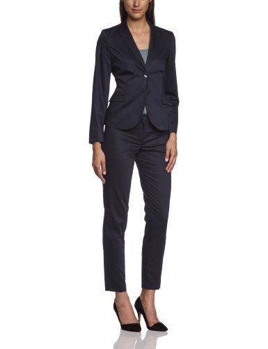 More & More Damen Business Blazer 88996552, Reverskragen Regular Fit