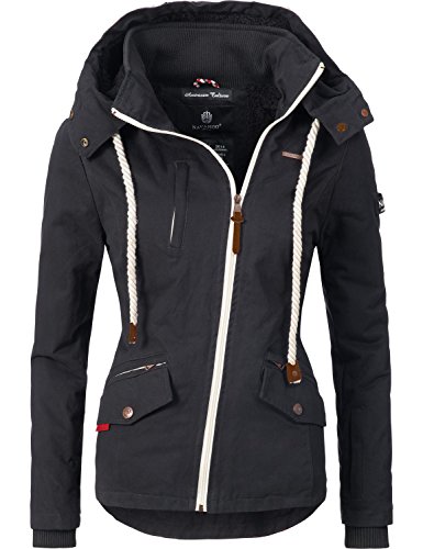 Navahoo Damen Outdoorjacke Übergangs Jacke Rehauge (vegan hergestellt) 9 Farben XS-XXL