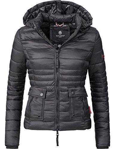 Navahoo Damen Übergangs Jacke Steppjacke Lilly (vegan hergestellt) 10 Farben + Camouflage XS-XXL