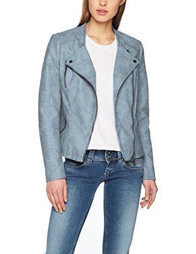 ONLY Damen Jacke Onlava Faux Leather Biker Otw Noos