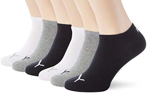 PUMA Unisex Sneaker Sport Socken Sportsocken Füsslinge 251025 im 6er Pack