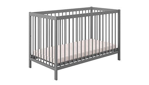 Polini Kids Babybett Gitterbett Kinderbett Simple 101 aus Naturholz lackeirt in verschiedenen Farben