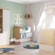 Polini Kids Classic Kinderzimmer, Babyzimmer komplett Serie Classic in Eiche-weiß