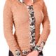 PoshTops Vornehm Damen Blazer mit Puff Reverskragen Dehnbares Strukturiertem Material Damenshirt Langarm Größen S – XXXL Abendkleidung Freizeitkleidung Plus Size Kleidung