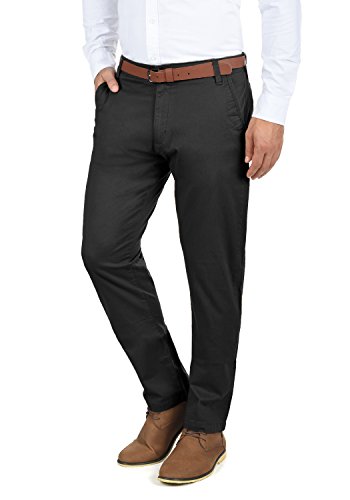 SOLID Machico Herren Chino-Hose lange Business Hose Casual mit Gürtel aus hochwertiger Baumwollmischung Regular Fit