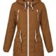 SUBLEVEL Damen Matilda Parka lange Jacke Winterjacke hochabschließender Kragen