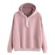 Sannysis Damen Kapuzenpullover Langarm Hoodie Sweatshirt Pullover mit Kapuze Sweatjacke