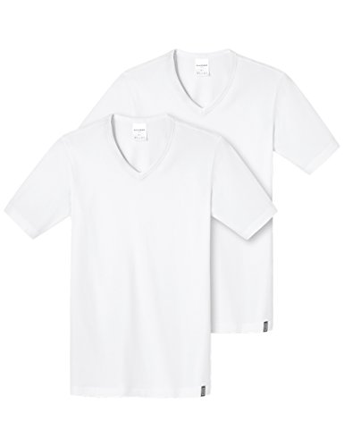 Schiesser Herren Unterhemd Shirt 1/2 Arm 2er Pack