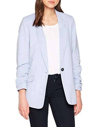 TOM TAILOR Damen Anzugjacke Linen_boyfriend_blazer