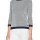 TOM TAILOR Denim Damen Sweatshirt Sweat W.Dots and Gathering