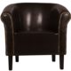 TOP Sessel Clubsessel Loungesessel Cocktailsessel "MONACO" Braun W287 04