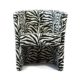 TOP Sessel Clubsessel Loungesessel Cocktailsessel Zebra W042 17