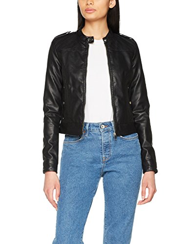 VERO MODA Damen Jacke Vmalice Short Faux Leather Jacket Boos