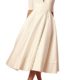 YMING Damen Cocktailkleid Elegantes Vintage 1/2 Arm Partykleid Tief V Ausschnitt Midikleid,S-XXL