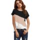 ZIYOU Kurzarm Oberteile Damen, Frauen Chiffon Tops Bluse/Beiläufig Tanktops Pullover O-Ausschnitt T-Shirt Sport