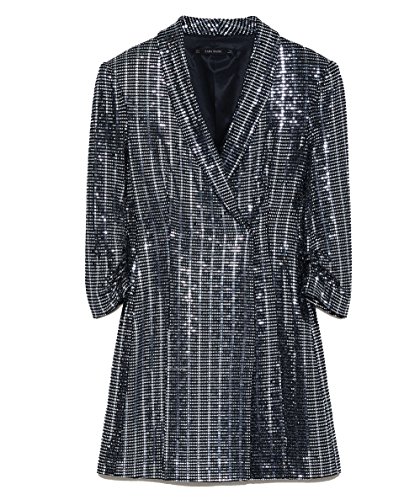 Zara Damen Blazer-kleid aus metallic-fasern 2495/560