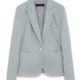 Zara Damen Blazer mit knopf in perlmuttoptik 0605/025