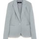 Zara Damen Blazer mit knopf in perlmuttoptik 0605/025